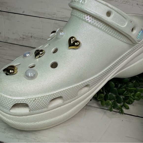 Crocs Classic Bae Iridescent Clogs SPECIAL EDITION - RARE Size 11 - Picture 2 of 11